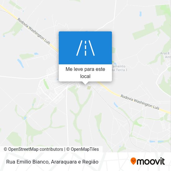Rua Emilio Bianco mapa