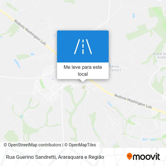 Rua Guerino Sandretti mapa