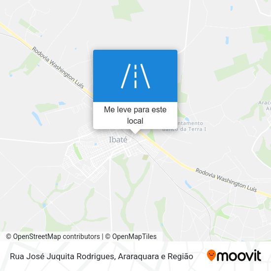 Rua José Juquita Rodrigues mapa