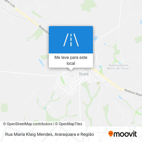 Rua Maria Klaig Mendes mapa