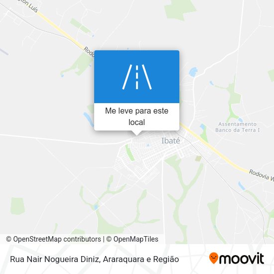 Rua Nair Nogueira Diniz mapa
