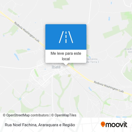 Rua Noel Fachina mapa