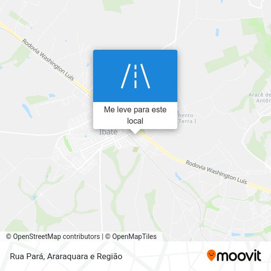 Rua Pará mapa