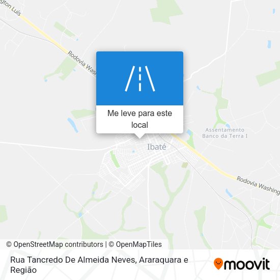 Rua Tancredo De Almeida Neves mapa
