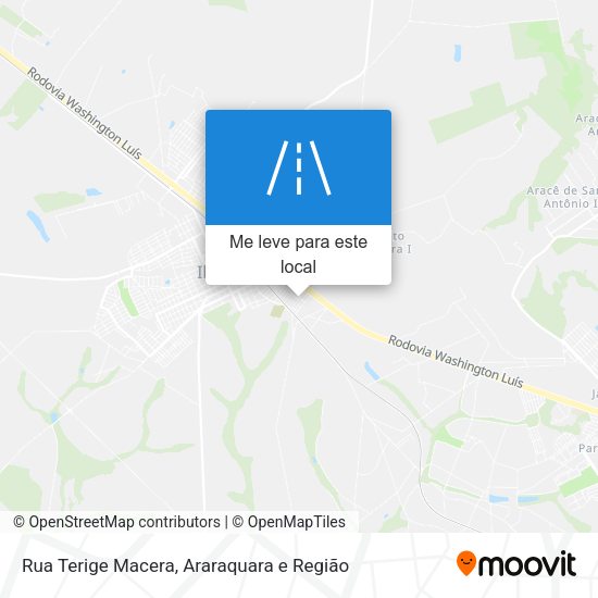 Rua Terige Macera mapa