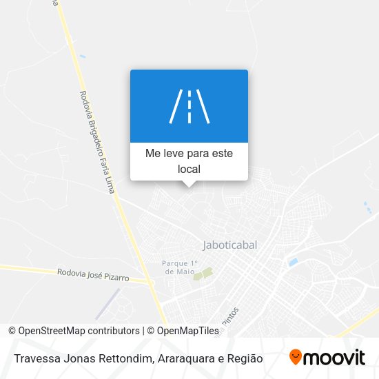 Travessa Jonas Rettondim mapa
