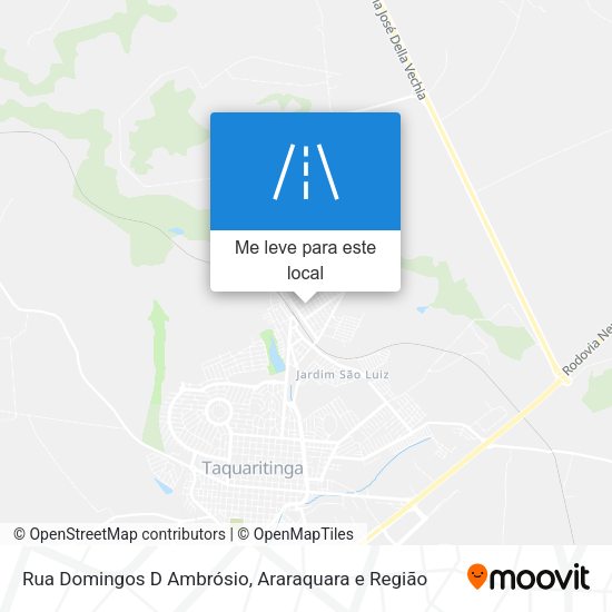 Rua Domingos D Ambrósio mapa