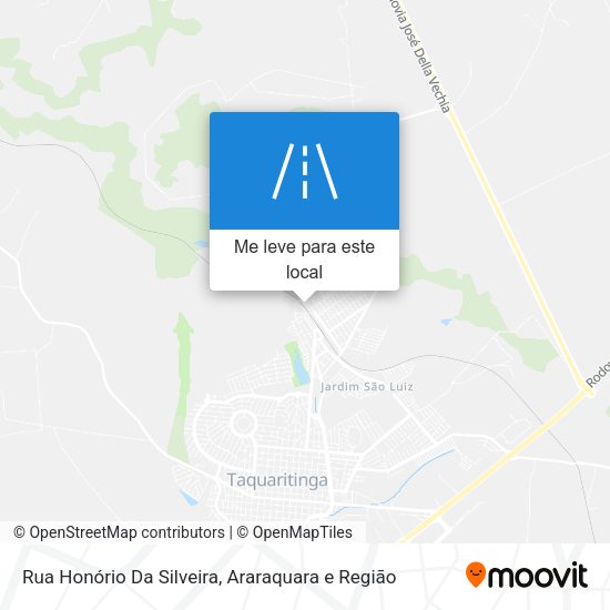 Rua Honório Da Silveira mapa