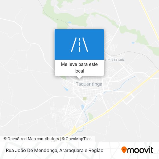 Rua João De Mendonça mapa