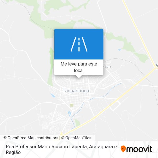 Rua Professor Mário Rosário Lapenta mapa