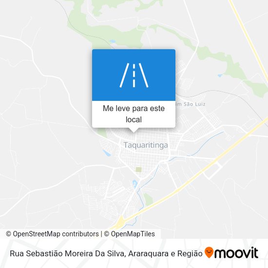 Rua Sebastião Moreira Da Silva mapa