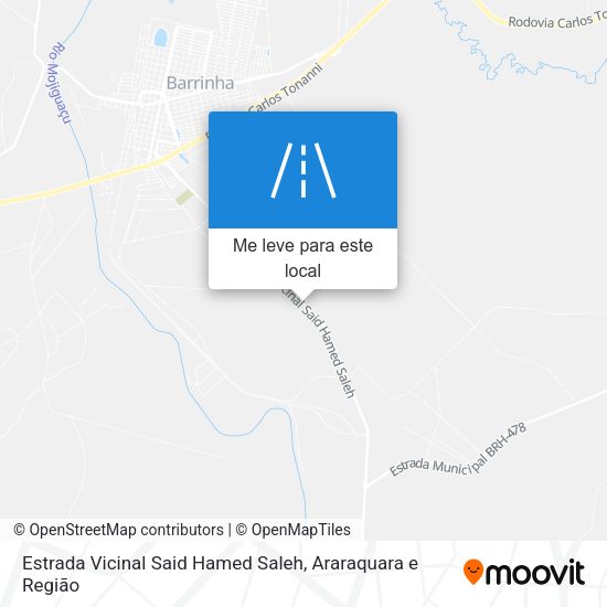 Estrada Vicinal Said Hamed Saleh mapa