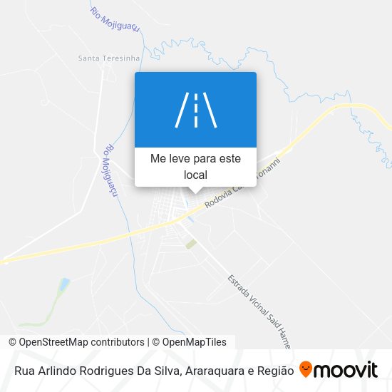 Rua Arlindo Rodrigues Da Silva mapa