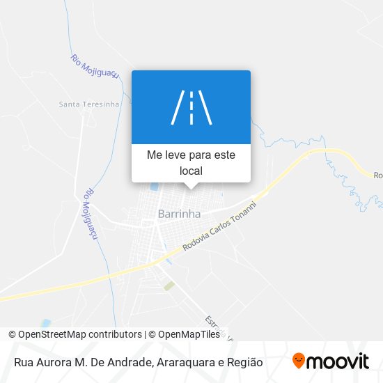 Rua Aurora M. De Andrade mapa