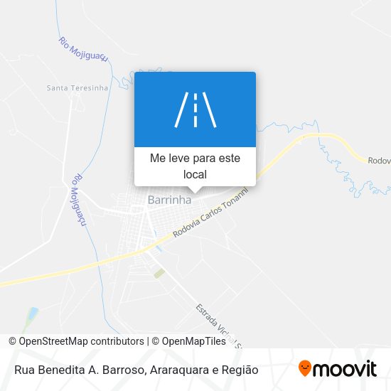Rua Benedita A. Barroso mapa