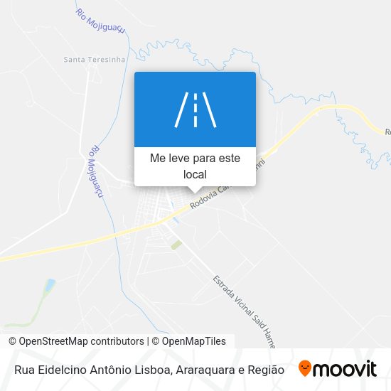 Rua Eidelcino Antônio Lisboa mapa