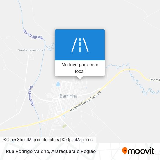 Rua Rodrigo Valério mapa