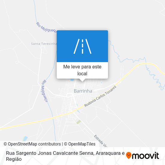 Rua Sargento Jonas Cavalcante Senna mapa