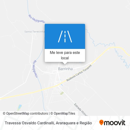 Travessa Osvaldo Cardinalli mapa