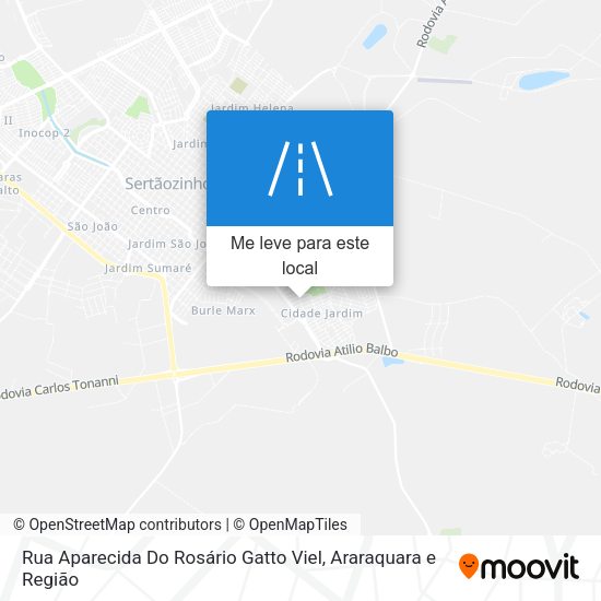 Rua Aparecida Do Rosário Gatto Viel mapa