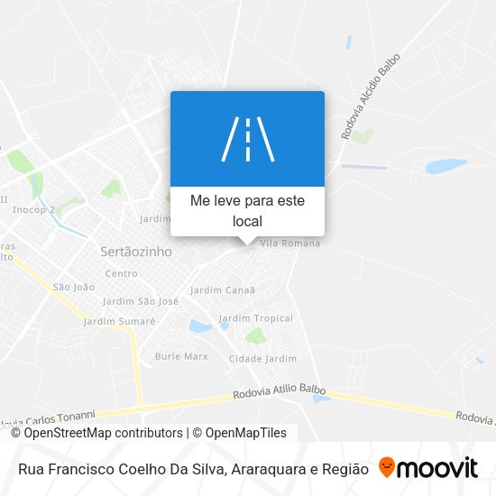 Rua Francisco Coelho Da Silva mapa