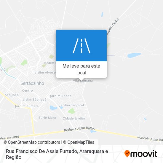 Rua Francisco De Assis Furtado mapa