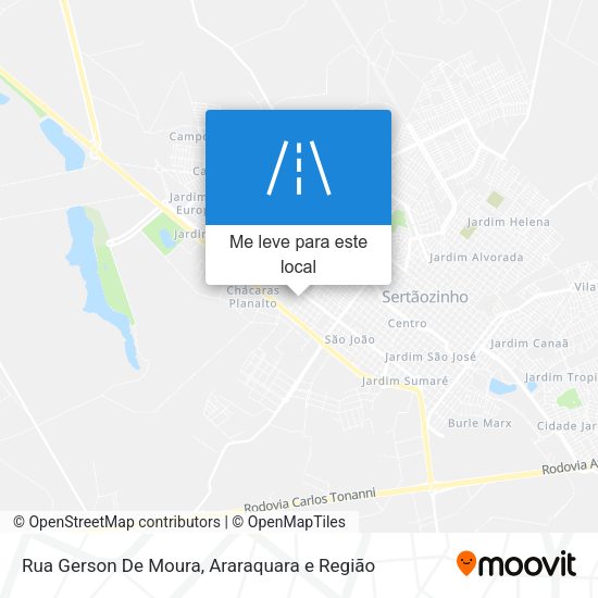 Rua Gerson De Moura mapa