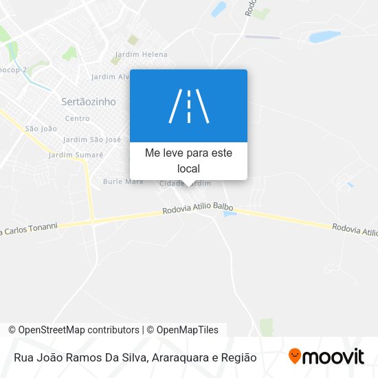 Rua João Ramos Da Silva mapa