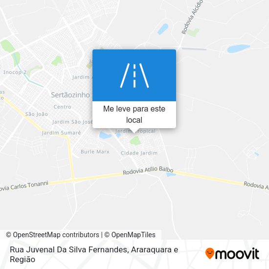Rua Juvenal Da Silva Fernandes mapa
