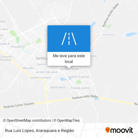 Rua Luis Lopes mapa