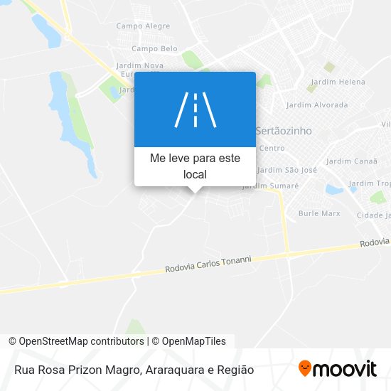 Rua Rosa Prizon Magro mapa