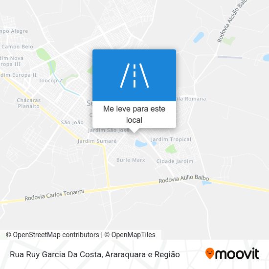 Rua Ruy Garcia Da Costa mapa