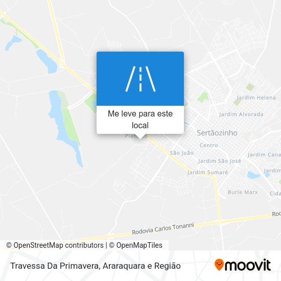 Travessa Da Primavera mapa