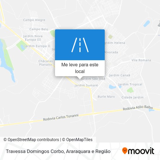 Travessa Domingos Corbo mapa
