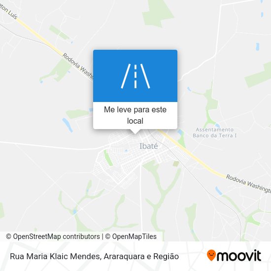 Rua Maria Klaic Mendes mapa