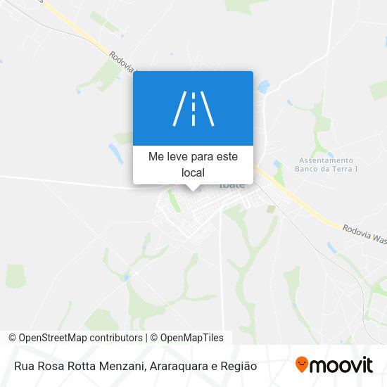 Rua Rosa Rotta Menzani mapa