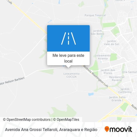 Avenida Ana Grossi Tellaroli mapa