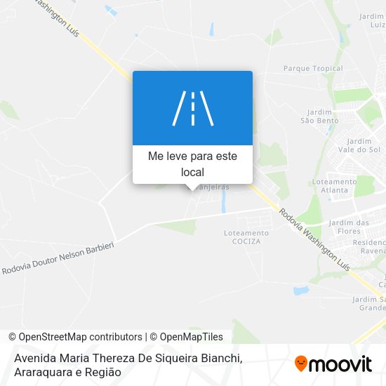 Avenida Maria Thereza De Siqueira Bianchi mapa
