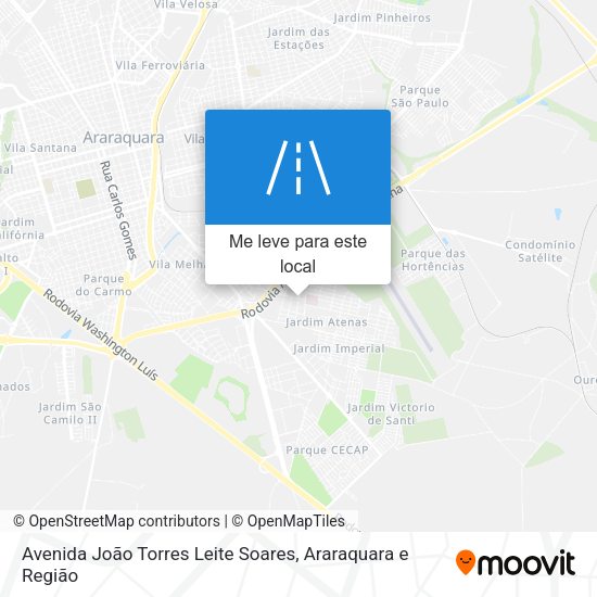 Avenida João Torres Leite Soares mapa