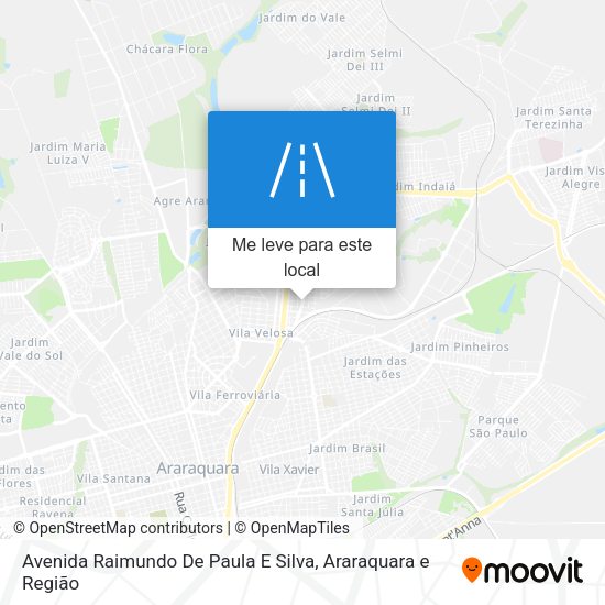 Avenida Raimundo De Paula E Silva mapa