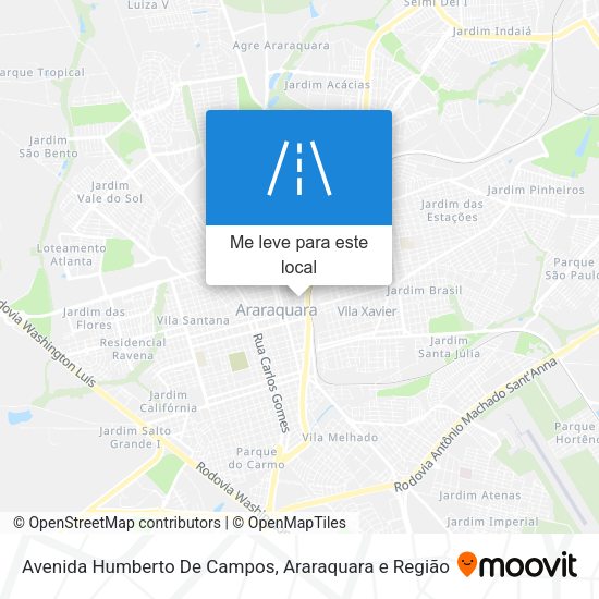 Avenida Humberto De Campos mapa