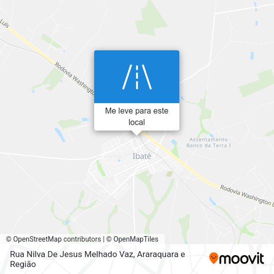 Rua Nilva De Jesus Melhado Vaz mapa