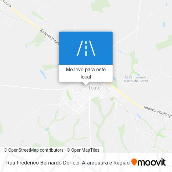 Rua Frederico Bernardo Doricci mapa