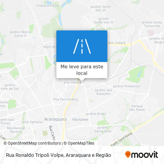 Rua Ronaldo Trípoli Volpe mapa