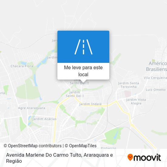 Avenida Marlene Do Carmo Tulto mapa