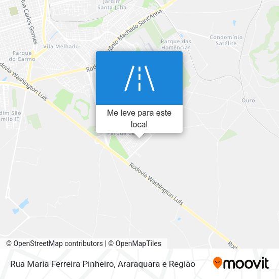 Rua Maria Ferreira Pinheiro mapa