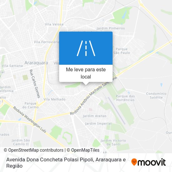 Avenida Dona Concheta Polasi Pipoli mapa