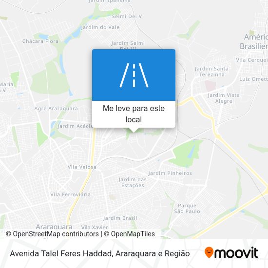 Avenida Talel Feres Haddad mapa
