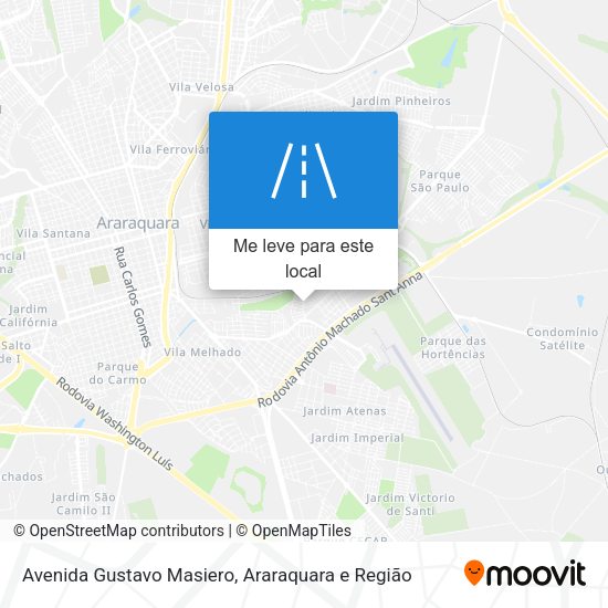 Avenida Gustavo Masiero mapa
