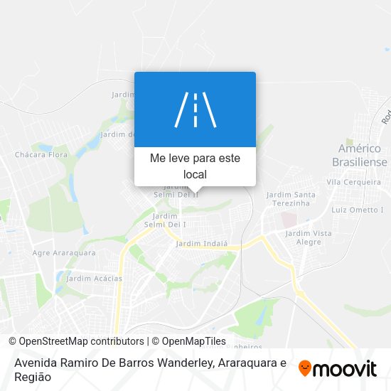 Avenida Ramiro De Barros Wanderley mapa